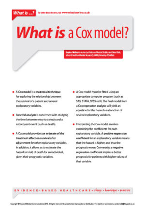 What is a Cox model?