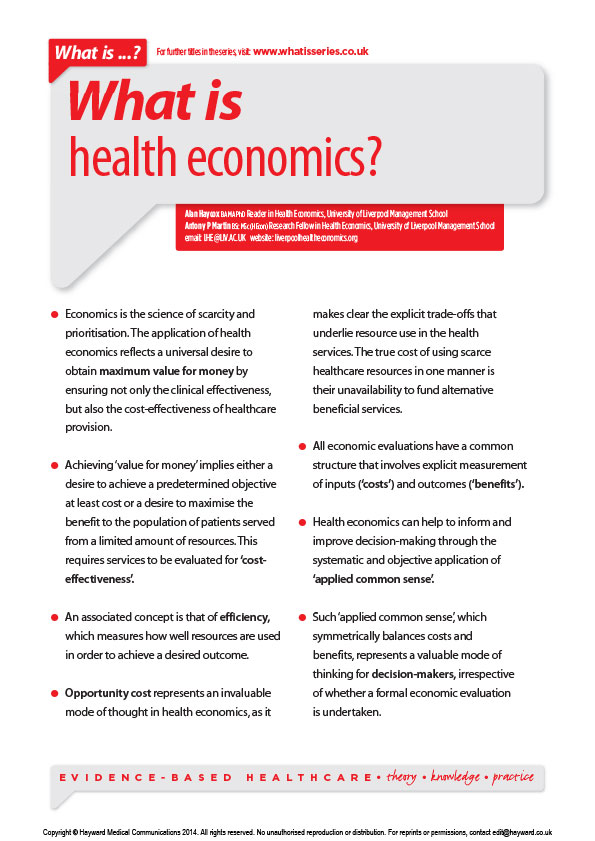 economics health thesis