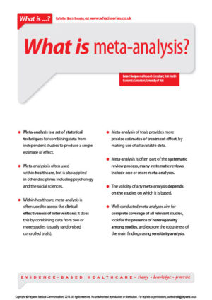 What is Meta-Analysis?