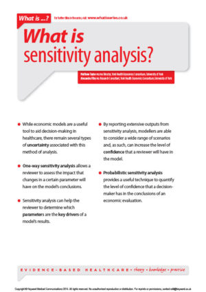 What is sensitivity analysis?